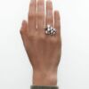 Georg Jensen Moonlight grapes ring i sølv, medium
