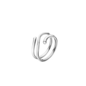 Georg Jensen «Magic» ring i hvitt gull og diamant