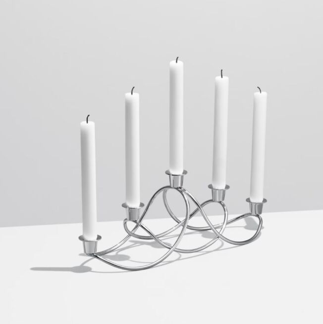 Georg Jensen «Harmony» lysestake i stål
