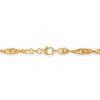 Singapor armbånd i gult gull, 3,4 mm bredde