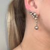 Georg Jensen Moonlight grapes earcuff i sølv