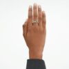 Georg Jensen Moonlight Grapes band-ring i sølv