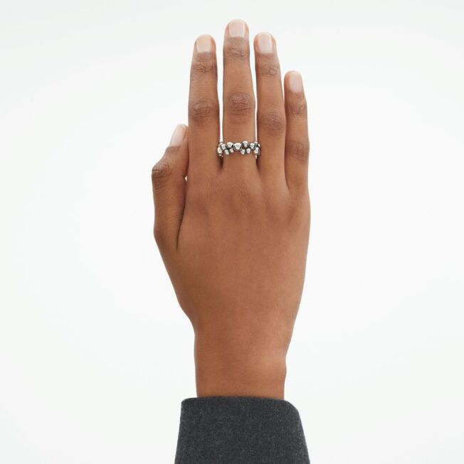 Georg Jensen Moonlight Grapes band-ring i sølv