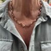 Catwalk Exclusive Stardust Collier Matte Rolo kjede i forgylt sølv