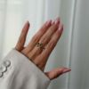 By Birdie "Zenith Garden Green" ring i gult gull