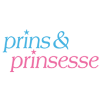logo-Prins-Prinsesse Prins og prinsesse, gult gull anheng "hjerte" lite med diamant