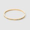 Coeur de Lion armring med lyse multicolor krystaller i gullfarget stål