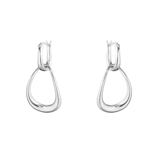 Georg Jensen "Offspring" øreringer i sølv