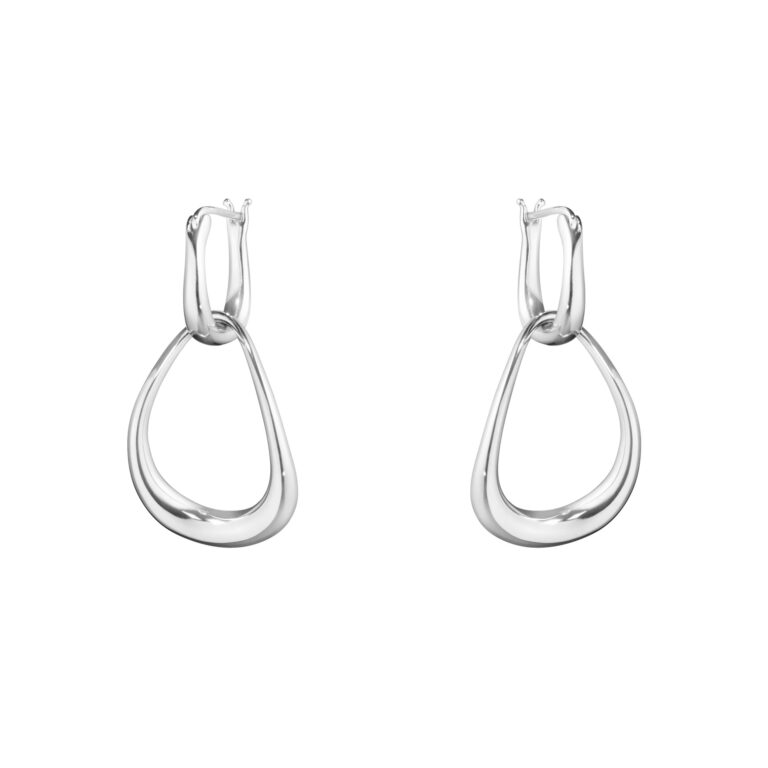 Georg Jensen "Offspring" øreringer i sølv