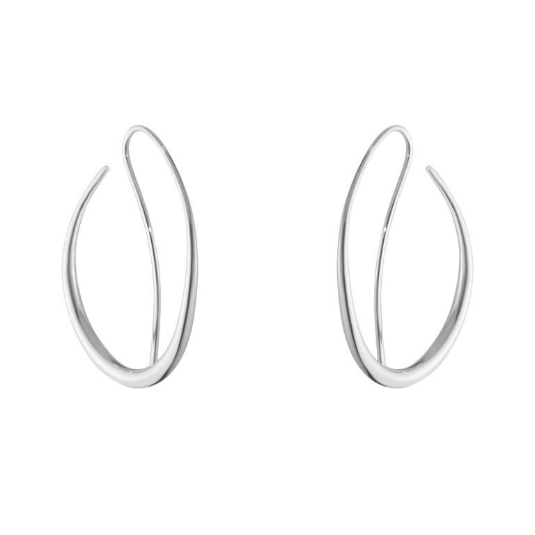 Georg Jensen "Offspring" øreringer i sølv