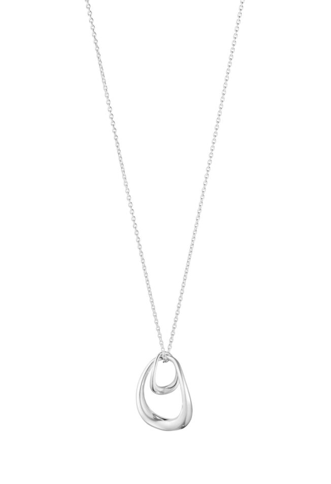 Georg Jensen "Offspring" kjede i sølv, stort