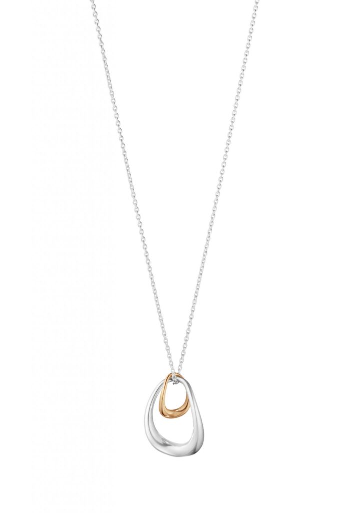 Georg Jensen "Offspring" ørepynt i sølv, heng
