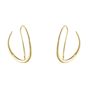 Georg Jensen "Offspring" ørepynt i gult gull