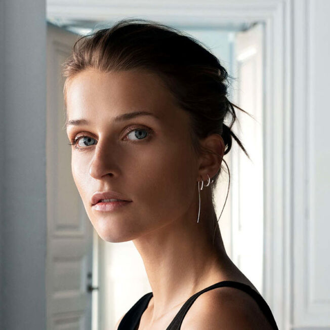 Georg Jensen "Mercy ørering" i sølv