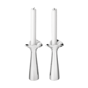 10016987-BLOOM-BOTANICA-CANDLEHOLDER-SS-2-PCS Georg Jensen "Bloom Botanica" lysestaker