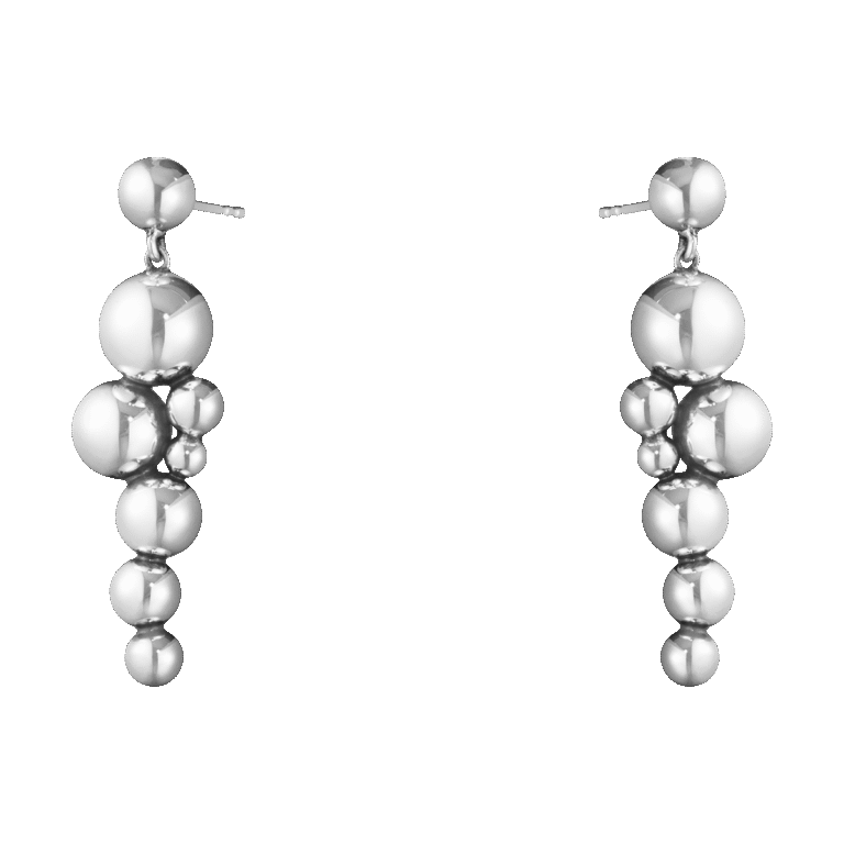 Georg Jensen «Moonlight Grapes ørepynt» i sølv