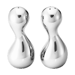 Georg Jensen "Cobra" salt og pepperbøsse i stål