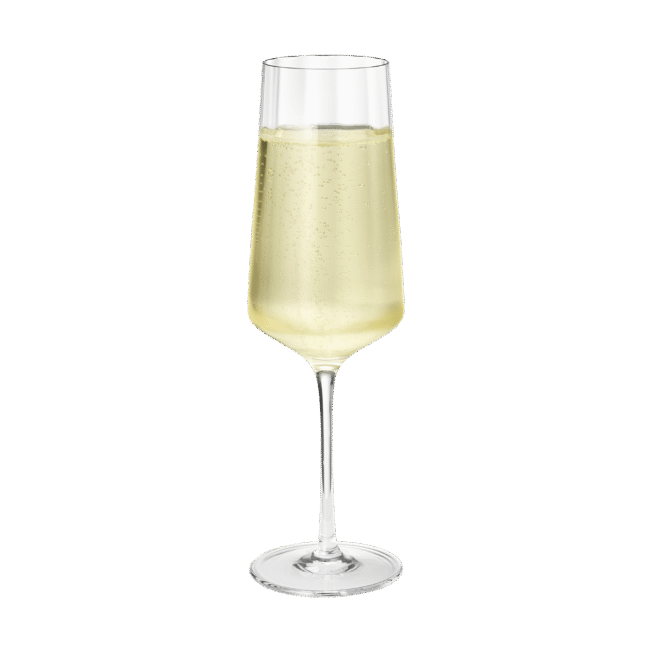 10019698_BERNADOTTE_CHAMPAGNE_FLUTE_GLASS_CRYSTALLINE_27CL_6PCS_02 Georg Jensen “Bernadotte" 6-pakning med champagneglass