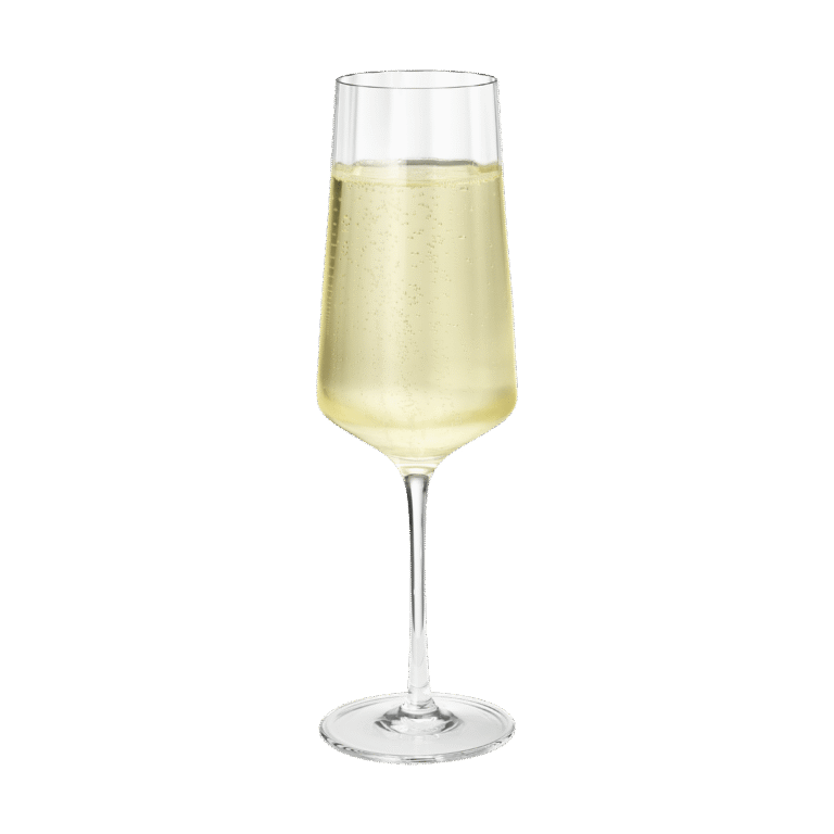 Georg Jensen “Bernadotte" 6-pakning med champagneglass