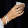 Ring i hvitt gull med diamanter 0,25 W.SI