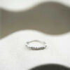 Ring i hvitt gull med diamanter 0,25 W.SI
