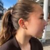 Coeur de Lion ørepynt med rosenkvarts