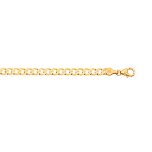Gult gull armbånd panser 19 cm