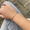Susanne Friis Bjørner armbånd i sølv med mix av stener