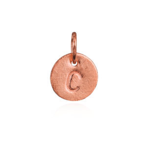 Susanne Friis Bjørner "Name-tag" i roséforgylt