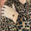 Susanne Friis Bjørner armbånd i forgylt sølv med røkkvarts