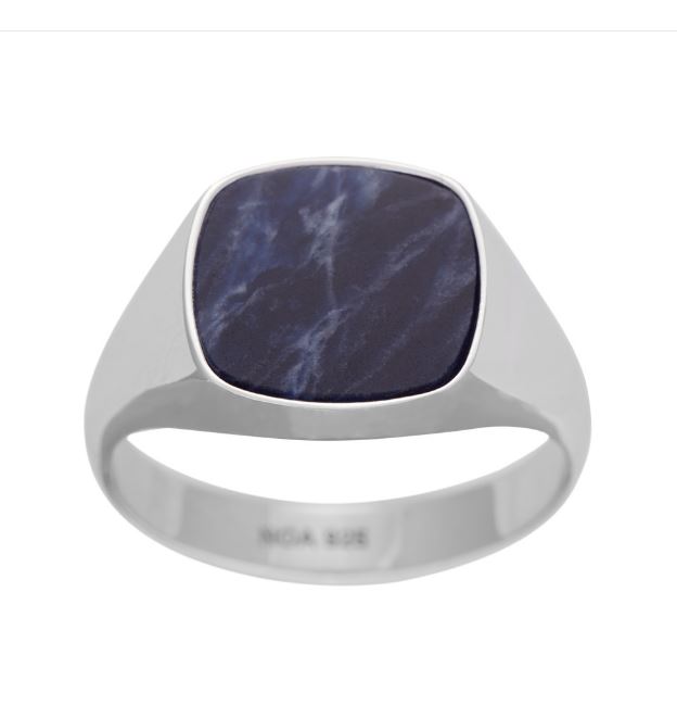 Son of Noa "Son silver ring with sodalite"