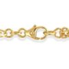 Singapor armbånd i gult gull, 3,4 mm bredde
