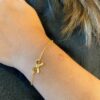 Susanne Friis Bjørner armbånd med sløyfe i forgylt sølv