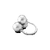 Georg Jensen "Moonlight grape ring" i sølv