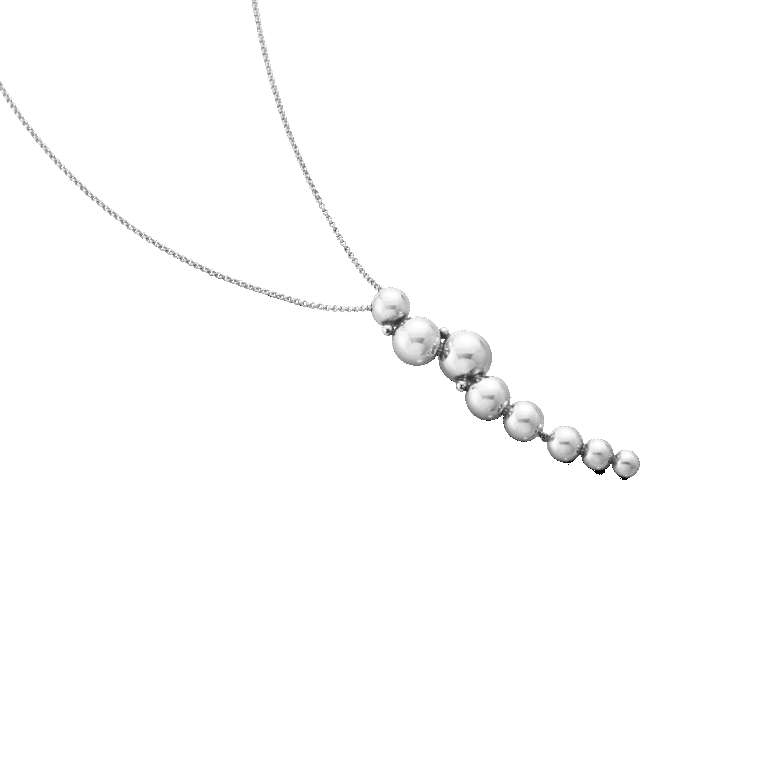 Georg Jensen “Moonlight grapes” kjede i sølv mellomstor