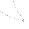 Georg Jensen «Moonlight Grape»anheng og kjede i sølv, lite med diamant