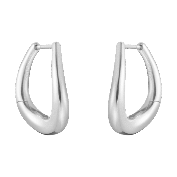 Georg Jensen "Offspring medium earhoop" i sølv