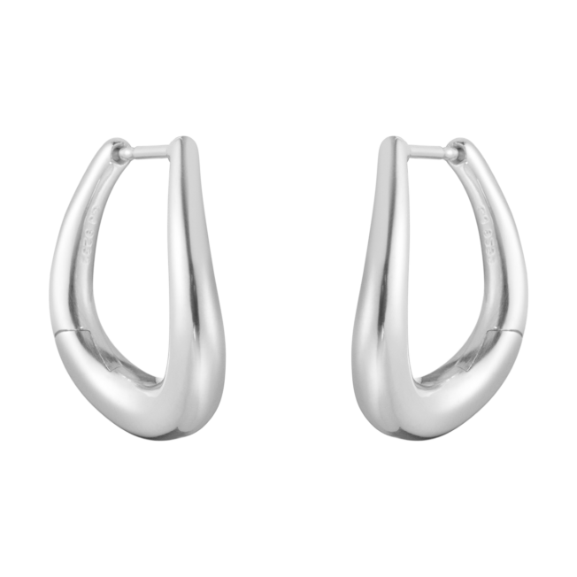 Georg Jensen "Offspring medium earhoop" i sølv