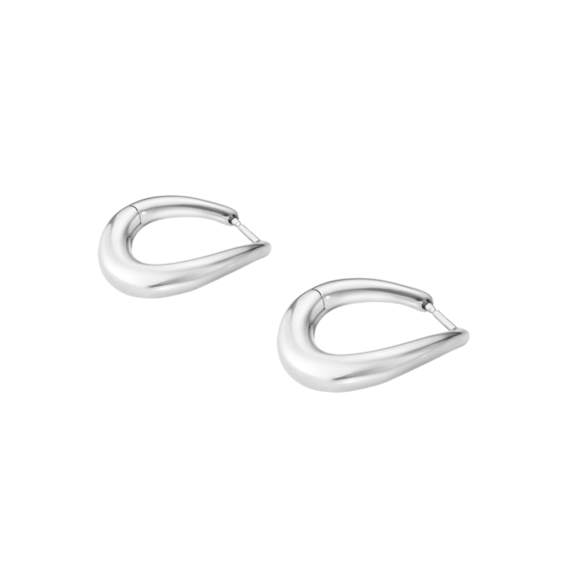 Georg Jensen "Offspring medium earhoop" i sølv