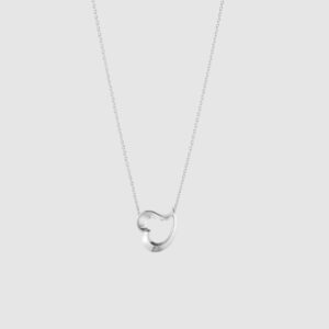 Georg Jensen "Love Leaf Heart" kjede i sølv