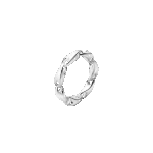 Georg Jensen "Reflect small chain ring" i sølv