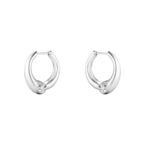 Georg Jensen “Reflect large earhoop" ørering i sølv