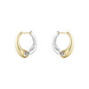 Georg Jensen "Reflect" ring i sølv og gull, liten