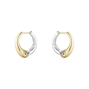 Georg Jensen “Reflect large earhoop" ørering i gull og sølv