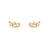 Georg Jensen «Moonlight Grapes»earcuff i gult gull med diamanter
