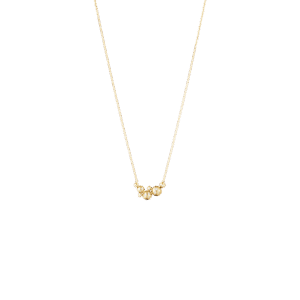 Georg Jensen «Moonlight Grapes» collier i gult gull