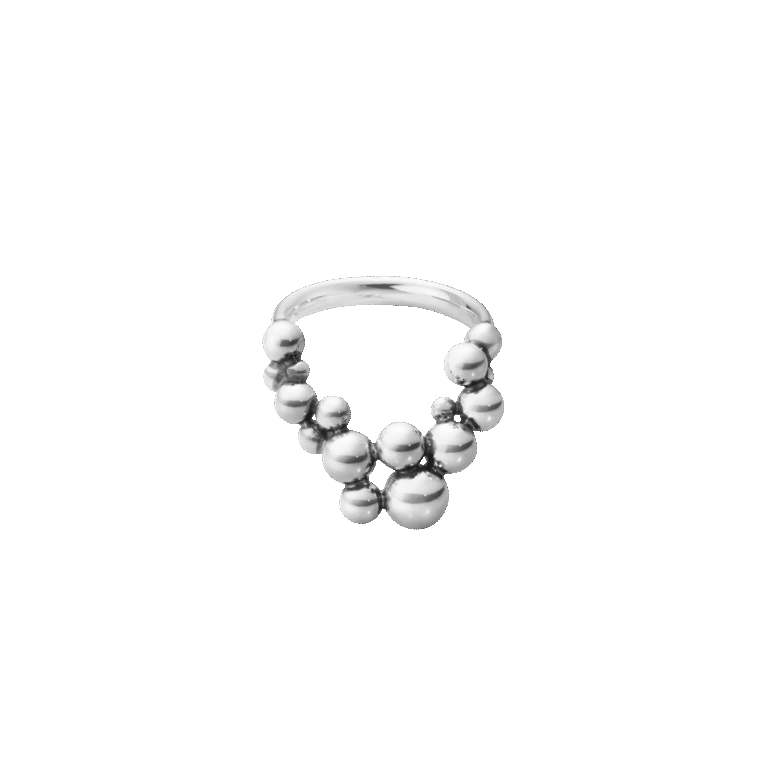 Georg Jensen "Moonlight grape v-ring" i sølv