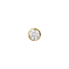 Georg Jensen “Signature solitaire” ørepynt i gult gull, liten