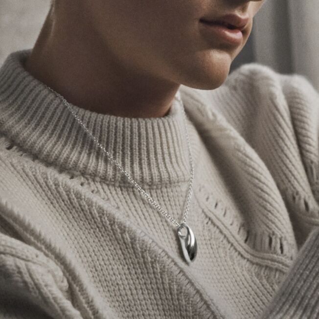 Georg Jensen “Reflect anheng medium" i sølv