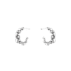 Georg Jensen «Moonlight Grapes» øreringer i sølv
